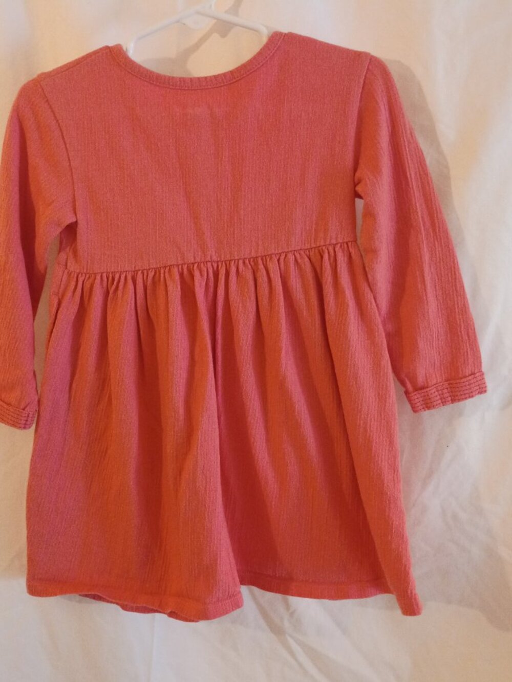 NWOT! Cat and Jack Toddler Girls Size 2T Long Sleeve Dress with Pockets - Picture 3 of 3